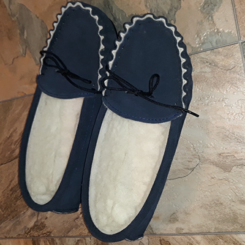 Men's Lambland Moccasins Slippers Size UK 10.